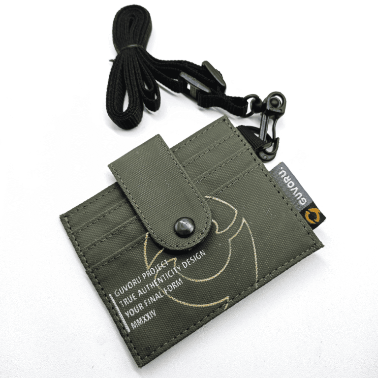Dompet Kartu Pria Waterproof Roots Cardholder Dompet Kalung kartu anti-air dompet cardholder GREEN 2