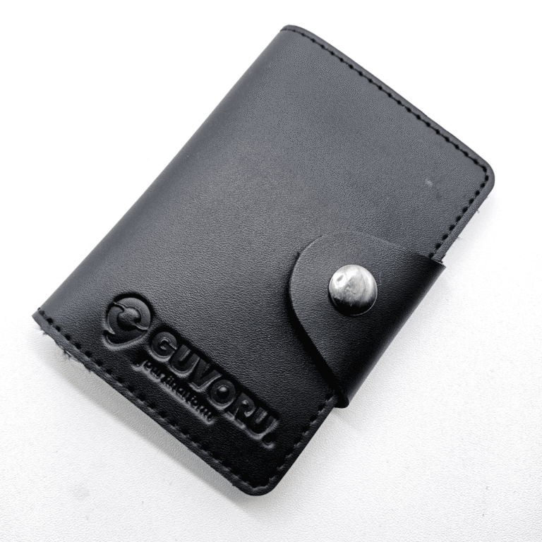 Dompet Kartu Pria Wave Cardholder Dompet kartu kulit dompet cardholder BLACK 2