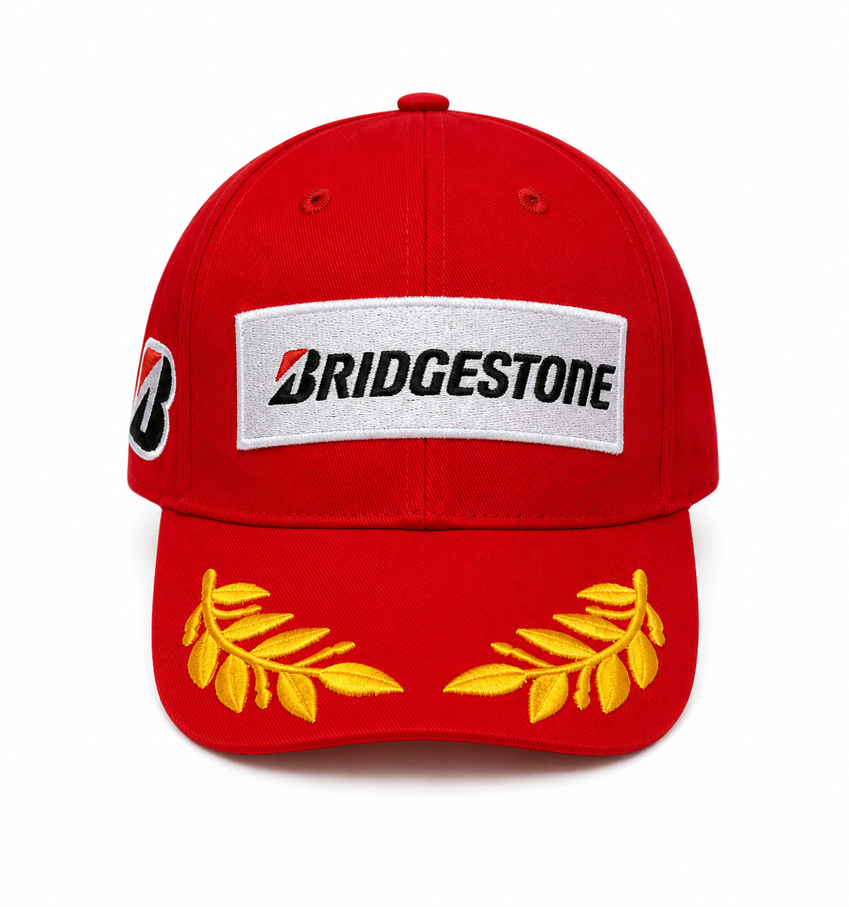 Red Bridgestone Baseball Cap (Tampak Depan)
