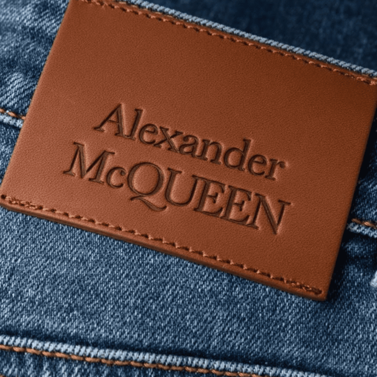 Label Leather Pants